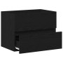 Gabinete de fregadero Roble Negro 60x38,5x45 cm Madera elaborada von , Badezimmermöbel - Ref: Foro24-862542, Preis: 53,40 €, ...