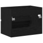 Gabinete de fregadero Roble Negro 60x38,5x45 cm Madera elaborada von , Badezimmermöbel - Ref: Foro24-862542, Preis: 53,40 €, ...
