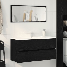 Gabinete para Lavabo Roble Negro 90x38,5x45 cm