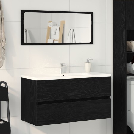 Gabinete para Lavabo Roble Negro 90x38,5x45 cm Madera de Buena Calidad | Foro24.es | Tu tienda online para hogar, jardín y más Foro24.es