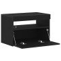 Muebles de TV con luces LED 2 pcs Negro Roble 60x35x40 cm Madera Elaborada | Foro24.es | Tu tienda online para hogar, jardín y más Foro24.es