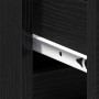 Mesita de noche con patas de metal roble negro 40x35x69 cm von , Nachttische - Ref: Foro24-862580, Preis: 84,29 €, Rabatt: %