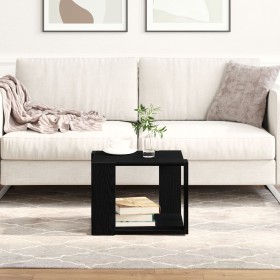 Mesa de centro madera de ingeniería roble negro