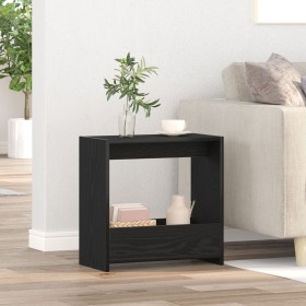 Mesa Auxiliar Negro Roble 50x26x50 cm Madera Elaborada von , Seitentische - Ref: Foro24-862621, Preis: 38,68 €, Rabatt: %