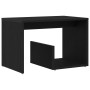 Mesa Auxiliar Negro Roble 59x36x38 cm Madera elaborada de , Mesas auxiliares - Ref: Foro24-862622, Precio: 40,34 €, Descuento: %