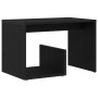 Mesa Auxiliar Negro Roble 59x36x38 cm Madera elaborada de , Mesas auxiliares - Ref: Foro24-862622, Precio: 40,34 €, Descuento: %