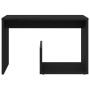 Mesa Auxiliar Negro Roble 59x36x38 cm Madera elaborada de , Mesas auxiliares - Ref: Foro24-862622, Precio: 40,34 €, Descuento: %
