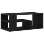 Mesa de café negra de roble 100x50x40 cm de madera elaborada von , Couchtisch - Ref: Foro24-862629, Preis: 72,65 €, Rabatt: %