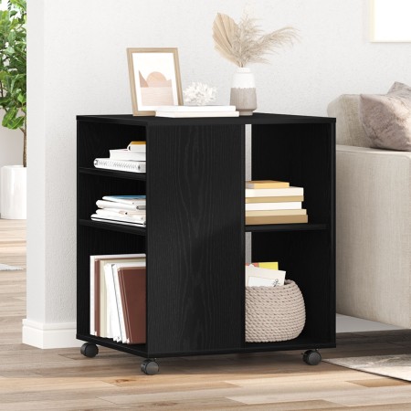 Armario almacenaje madera ingeniería roble negro 60x53x72,5 cm von , Schließfächer und Lagerschränke - Ref: Foro24-862672, Pr...