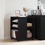 Armario almacenaje madera ingeniería roble negro 60x53x72,5 cm von , Schließfächer und Lagerschränke - Ref: Foro24-862672, Pr...