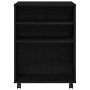 Armario almacenaje madera ingeniería roble negro 60x53x72,5 cm von , Schließfächer und Lagerschränke - Ref: Foro24-862672, Pr...