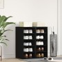 Gabinete para zapatos  Negro Roble 32x35x70 cm Madera | Foro24.es | Tu tienda online para hogar, jardín y más Foro24.es