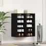 Gabinete para zapatos  Negro Roble 32x35x70 cm Madera | Foro24.es | Tu tienda online para hogar, jardín y más Foro24.es