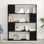 Estantería librería madera ingeniería roble negro 100x24x124 cm | Foro24.es | Tu tienda online para hogar, jardín y más Foro24.es