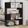 Estantería librería madera ingeniería roble negro 100x24x124 cm | Foro24.es | Tu tienda online para hogar, jardín y más Foro24.es