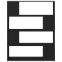 Estantería librería madera ingeniería roble negro 100x24x124 cm de , Muebles TV - Ref: Foro24-862697, Precio: 85,31 €