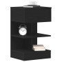 Mesitas de noche 2 uds madera ingeniería roble negro 40x35x65cm | Foro24.es | Tu tienda online para hogar, jardín y más Foro24.es