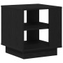 Mesa de centro de madera de ingeniería roble negro 40x40x43 cm de , Mesas de centro - Ref: Foro24-862715, Precio: 45,23 €