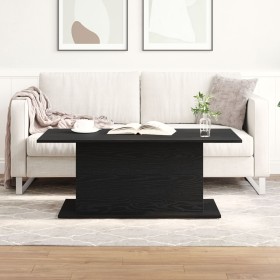 Mesa de centro madera de ingeniería roble negro