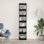 Estantería para libros  en negro de roble, 40x30x198 cm, hecha de madera elaborada | Foro24.es | Tu tienda online para hogar, jardín y más Foro24.es