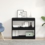 Cabinet de libros de roble negro  - 80x30x72 cm | Foro24.es | Tu tienda online para hogar, jardín y más Foro24.es