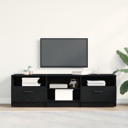 Mueble de TV madera de ingeniería roble negro 150x33,5x45 cm | Foro24.es | Tu tienda online para hogar, jardín y más Foro24.es