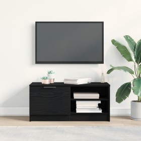 Mueble de TV madera de ingeniería roble negro 80x35x36,5 cm von , TV-Möbel - Ref: Foro24-862745, Preis: 61,75 €, Rabatt: %