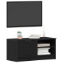 Mueble de TV madera de ingeniería roble negro 80x35x36,5 cm von , TV-Möbel - Ref: Foro24-862745, Preis: 61,75 €, Rabatt: %