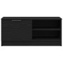 Mueble de TV madera de ingeniería roble negro 80x35x36,5 cm von , TV-Möbel - Ref: Foro24-862745, Preis: 61,75 €, Rabatt: %