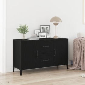 Aparador de roble negro - 100 x 36 x 60 cm -