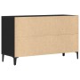 Aparador de roble negro - 100 x 36 x 60 cm - Hecho de madera de ingeniería | Foro24.es | Tu tienda online para hogar, jardín y más Foro24.es