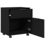 Mueble archivador con ruedas roble negro 45x38x54 cm von , Schränke und Lagerung - Ref: Foro24-862771, Preis: 59,44 €, Rabatt: %