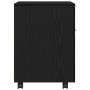 Mueble archivador con ruedas roble negro 45x38x54 cm von , Schränke und Lagerung - Ref: Foro24-862771, Preis: 59,44 €, Rabatt: %