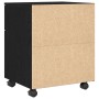 Mueble archivador con ruedas roble negro 45x38x54 cm von , Schränke und Lagerung - Ref: Foro24-862771, Preis: 59,44 €, Rabatt: %