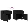 Mueble archivador con ruedas roble negro 45x38x54 cm von , Schränke und Lagerung - Ref: Foro24-862771, Preis: 59,44 €, Rabatt: %