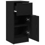 Aparador de madera de ingeniería roble negro 30x30x70 cm von , Sideboards - Ref: Foro24-862772, Preis: 51,78 €, Rabatt: %
