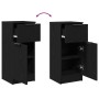 Aparador de madera de ingeniería roble negro 30x30x70 cm von , Sideboards - Ref: Foro24-862772, Preis: 51,78 €, Rabatt: %