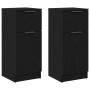 Aparador de madera MDF roble negro 30x30x70 cm von , Sideboards - Ref: Foro24-862773, Preis: 94,22 €, Rabatt: %
