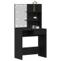 mesa LED en Roble Negro - 74.5x40x141 cm, Hecha de Madera de Calidad | Foro24.es | Tu tienda online para hogar, jardín y más Foro24.es
