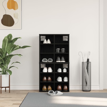 Armarios Zapatos 2 pcs Roble Negro 52.5x30x50 cm | Foro24.es | Tu tienda online para hogar, jardín y más Foro24.es