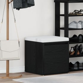 Cajón Negro Roble 40,5x40x40 cm Madera Elaborada de , Cajoneras - Ref: Foro24-862792, Precio: 52,13 €