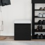Cajón Negro Roble 40,5x40x40 cm Madera Elaborada | Foro24.es | Tu tienda online para hogar, jardín y más Foro24.es