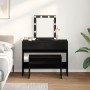 Taburete de tocador Roble negro 70x35x45 cm Madera compuesta | Foro24.es | Tu tienda online para hogar, jardín y más Foro24.es
