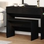 Taburete de tocador Roble negro 70x35x45 cm Madera compuesta | Foro24.es | Tu tienda online para hogar, jardín y más Foro24.es
