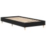 Estructura de cama madera ingeniería roble negro 100x200 cm by , Beds and slatted bases - Ref: Foro24-862847, Price: 92,55 €,...