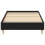 Estructura de cama madera ingeniería roble negro 100x200 cm by , Beds and slatted bases - Ref: Foro24-862847, Price: 92,55 €,...