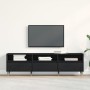 Mueble de TV madera de ingeniería roble negro 150x30x44,5 cm von , TV-Möbel - Ref: Foro24-862876, Preis: 114,13 €, Rabatt: %