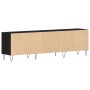 Mueble de TV madera de ingeniería roble negro 150x30x44,5 cm | Foro24.es | Tu tienda online para hogar, jardín y más Foro24.es