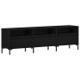 Mueble de TV madera de ingeniería roble negro 150x30x44,5 cm von , TV-Möbel - Ref: Foro24-862878, Preis: 120,72 €, Rabatt: %