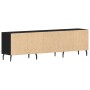 Mueble de TV madera de ingeniería roble negro 150x30x44,5 cm | Foro24.es | Tu tienda online para hogar, jardín y más Foro24.es